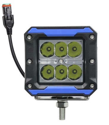 Restsalg: LEDlife 18W LED arbejdslampe - Bil, lastbil, traktor, trailer, 90° spredning, IP67 vandtæt, 10-30V