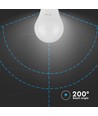 3 stk. E27 10,5W LED pære - A60, mat glas, 4000K, 1055lm, 3-pak