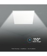 60x60 LED panel, 36W - 120lm/W, 6400K, hvid kant, 5 års garanti