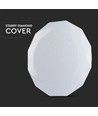 40W Designer Dome loftslampe med fjernbetjening - CCT farveskift, dæmpbar, stjernehimmeleffekt, Ø39cm