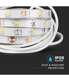 1,2m 3W LED sengelys sæt til enkeltseng - 12V DC, 4000K, Inkl. bevægelsessensor