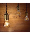 E27 10W LED filamentpære - A60, klart glas, 6500K, 1055lm