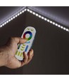 Touch fjernbetjening til RGB+CCT LED strips - 4 zoner, hvid, touch kontrol