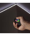 Touch fjernbetjening til RGB+W - Sort, 4 zoner, 2.4GHz, batteridrevet