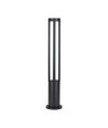 10W LED havelampe / bedlampe, 80cm, IP65 - 1000lm, sort, kold hvid, udendørs
