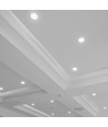 40W Ø22,1cm LED indbygningspanel - 120lm/W, COB, kold hvid, Hul: Ø20,7 cm, Mål: Ø22,1 cm