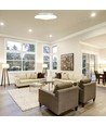 LED Designer pendel med fjernbetjening - CCT dæmpbar, sort/hvid, 3 års garanti