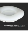 LED Designer pendel med fjernbetjening - CCT dæmpbar, sort/hvid, 3 års garanti