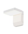 17W kvadratisk LED væglampe - IP65, hvid, 150lm/W, aluminium, inkl. lyskilde