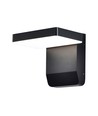 17W LED væglampe - 4000K, sort