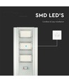 LED solcelle Gadelygte - 6400K