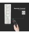 40W LED solcelle gadelampe - 4300lm, IP65, 6400K, aluminium, inkl. solpanel og batteri