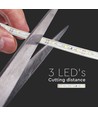 5m 3,2W/m stænktæt LED strip - Grønt lys, IP65
