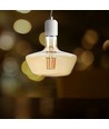 E27 8W LED filament pære - Amber glas, 620lm, 2200K, 300° lysspredning