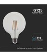 G125 LED Kultrådspære 12W E27 - Klar Dæksel, 4000K