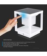 2W Solara LED bedlampe med sensor - IP65, 3000K, hvid, solcelle, 3 års garanti