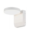 17W Rund LED væglampe - IP65, hvid, 2500lm, 3000K, facadebelysning
