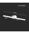 10W LED bad / spejllampe - IP65, 61cm, hvid