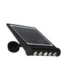 8W LED solcelle væglampe med sensor - 950lm, 3000K, IP65, 4000mAh batteri
