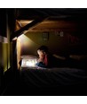 8W LED solcelle væglampe med sensor - 950lm, 3000K, IP65, 4000mAh batteri