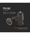 EN: VT-5318 CAR CHARGER QC+PD