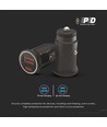 EN: VT-5318 CAR CHARGER QC+PD