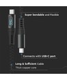 1m USB-kabel Type C - sort