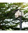HD Smart 4G Solcelle PTZ kamera med PIR sensor - Full HD, 360° pan-tilt, hvid, inkl. solcellepanel