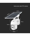 HD Smart Solar Energi PTZ Kamera Sensor Hvid - Hus