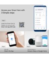 WiFi HD Smart Solar Energi PTZ Kamera Sensor Sort - Hus