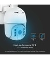 WiFi HD Smart Solar PTZ kamera med solcelle - 2MP, IP65, PIR sensor, 360° rotation, Smart Life app