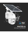 WiFi HD Smart Solar PTZ kamera med solcelle - 2MP, IP65, PIR sensor, 360° rotation, Smart Life app