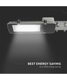 100W LED gadelampe med Samsung LED chip - 100lm/W, IP65, gråt kabinet, udendørs