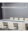 120cm 40W LED lysskinne med Samsung chip - Silver, 4000K, 120°, inkl. wireophæng