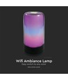 8W Smart RGB LED bordlampe - 5V, WiFi, dæmpbar, virker med Alexa/Google Home, inkl. strømforsyning