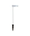 6W LED bedlampe / havelampe, RA90 - Hvid, IP65, 4000K, 102,5cm høj, inkl. lyskilde