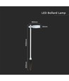 7W Pullertlampe - LED, 4000K, Hvid, IP65