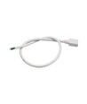 0,5m PVC ledning til Neon Flex - 2-leder, 0,5mm² ledning, tilbehør