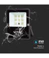 50W LED solcelle projektør - 6400K