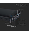 10000mAh Powerbank, 22.5W - Sort, 2x USB-C, Li-Pol, Fast Charger