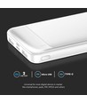 10000mAh Power Bank, 22.5W Fast Charger - Hvid, Aluminium, 2x USB, 1x Type-C, Li-Pol