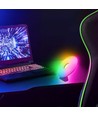 5W WiFi LED Ambiance bordlampe, RGB - Dæmpbar, Smart Home, USB-C, 360 grader lys, hvid plast