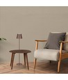 4W LED gulvlampe, genopladelig - IP54, Corten, touch dæmpbar, justerbar højde 50-130cm, USB-opladning