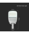 300W LED solcelle gadelampe - Samsung chip, 4000K