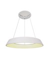 48W LED designer pendel, dæmpbar - Ø48,5cm, 360 grader, hvid, rund, inkl. lyskilde