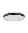 42W LED designer loftslampe - Rund, sort, 4400lm, 4000K, TRIAC dæmpbar, IP20