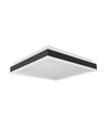 38W LED designer loftslampe - 4000K, 4000lm, IP20, sort/hvid, kvadratisk/rund