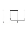24W LED Hængelampe - Designer, 4000K, Sort