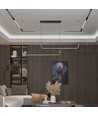 24W LED Hængelampe - Designer, 4000K, Sort