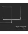 24W LED Hængelampe - Designer, 4000K, Sort